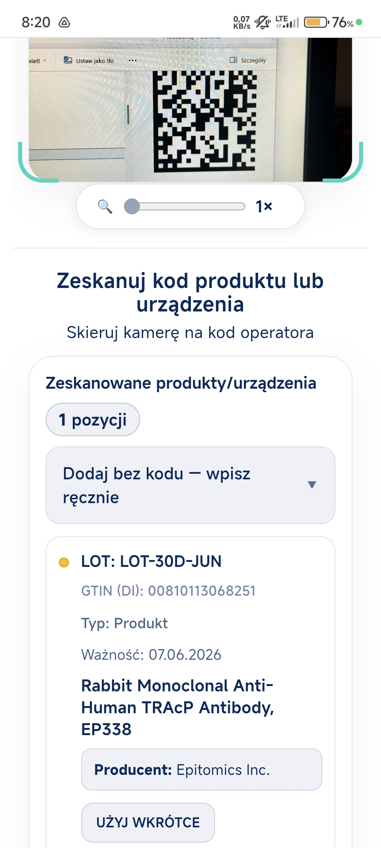 Strażnik MDR — ostrzeżenie o zbliżającym się terminie ważności